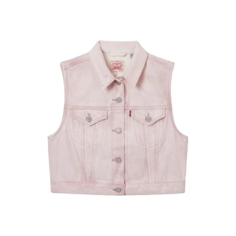 Levis Vests Women's Pink-0