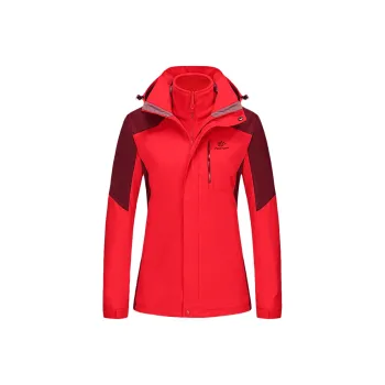 Tectop Waterproof And Windproof To Keep Warm Windbreaker Jacket Women's China Red