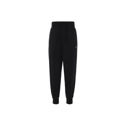 Nike Dri FIT One Women's High Waisted 7/8 French Terry Joggers Black