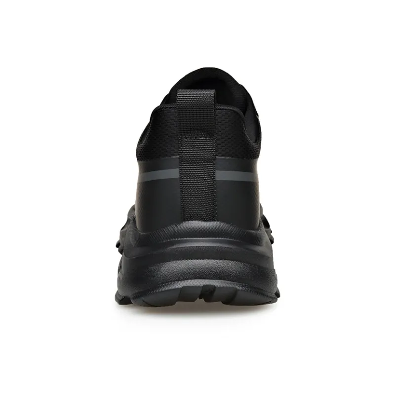 MODENGPAN Breathable And Lightweight Low Top Casual Shoes Men's Black-3