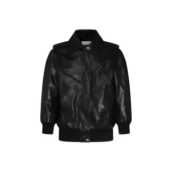 Alexander McQueen Zipped Leather Jacket