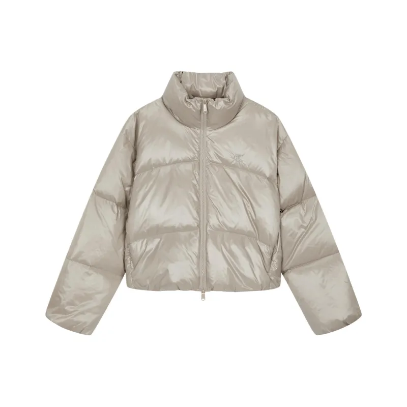 CALVIN KLEIN Puffer Jacket Women's Brown-0