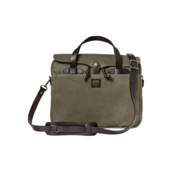 Filson Cotton Briefcase Men's Otter Green