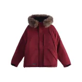 Burgundy Puffer Jacket