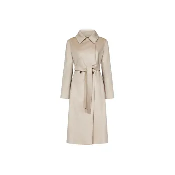 MaxMara Studio Double Breasted Belted Coat