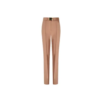 Elisabetta Franchi High Waist Cigarette Trousers