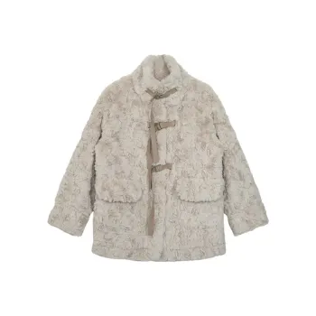 JOSR Velvet feel Coat Women's Apricot