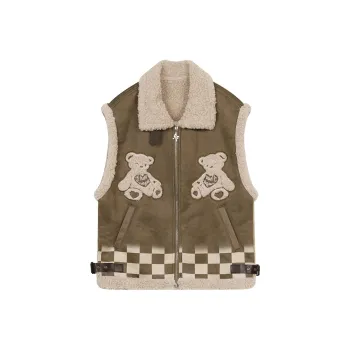 ELF SACK Vest Women's Bear Dark Coffee