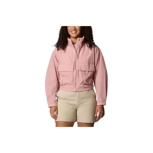 Columbia Paracutie Omni-Shield Trench Coat Women's Rubber Eraser Pink