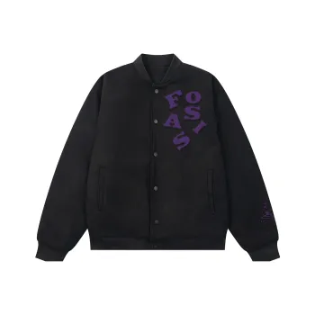 FOASIS Baseball Jacket Unisex Black