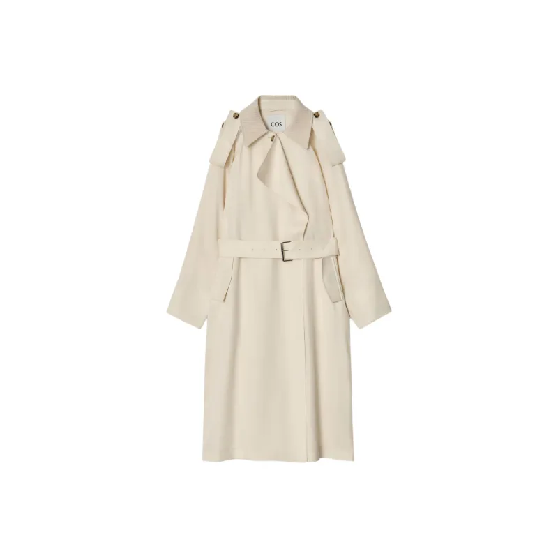 COS Trench Coat Women's Light Beige-0