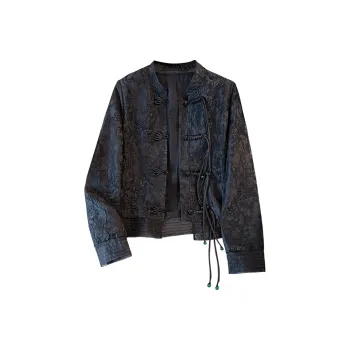 Cypress House Cropped Coats Women's Black
