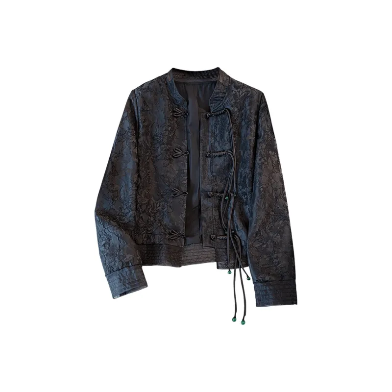 Cypress House Cropped Coats Women's Black-0