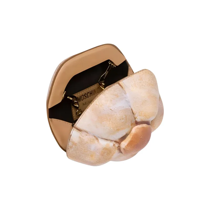 MOSCHINO Shell Bread like Shoulder Mini Bag-2