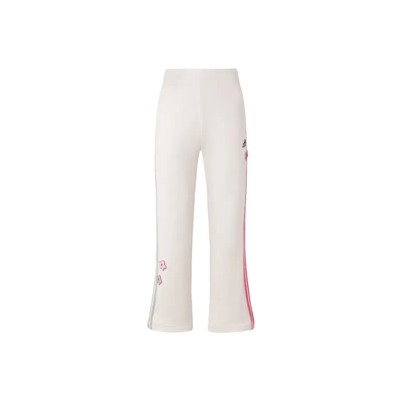 Adidas Casual Pants Women's Pink White-0