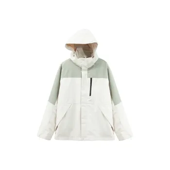 Merry City Windbreaker Jacket Unisex Oat Gray/Pine Gray Green