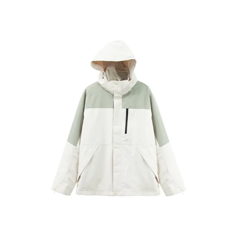 Merry City Windbreaker Jacket Unisex Oat Gray/Pine Gray Green-0
