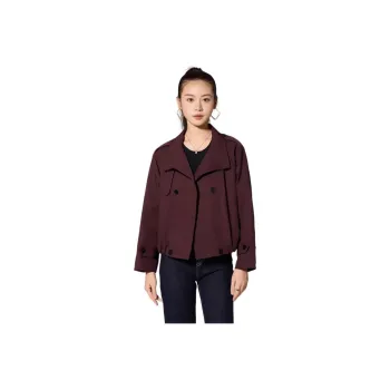 Yi Mengyuan Trench Coat Women's Ancora Red