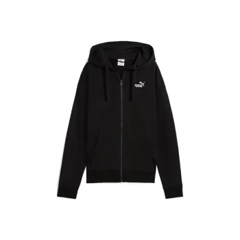 PUMA Sudadera Con Capucha Y Cierre Completo De Felpa Francesa Logotipo Pequeño Essentials No. 1