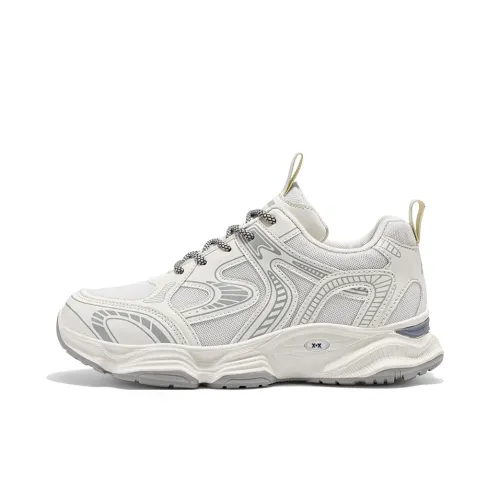 SUPEREDGE Slip Resistant And Abrasion Resistant Coverage Low Top Chunky Sneakers Men's