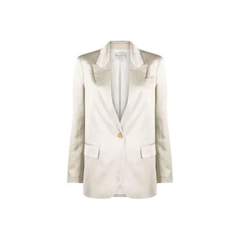 Forte Forte Single breasted Satin Blazer