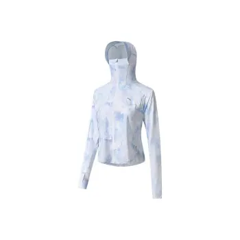 ANTA Sports Life Collection Sun Protection Clothing Women's Light Dusk Blue/All Over Print