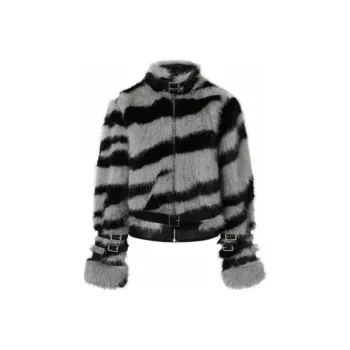 JAC FLEURANT Velvet feel Coat Women's Black