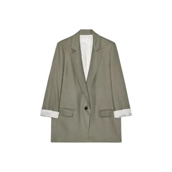 ZARA Business Suit Women's Medium Khaki