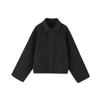 COMMON VALUE 'Niche Gap' Coats Unisex Meteorite Gray