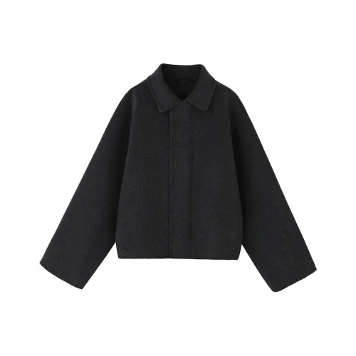 COMMON VALUE 'Niche Gap' Coats Unisex Meteorite Gray