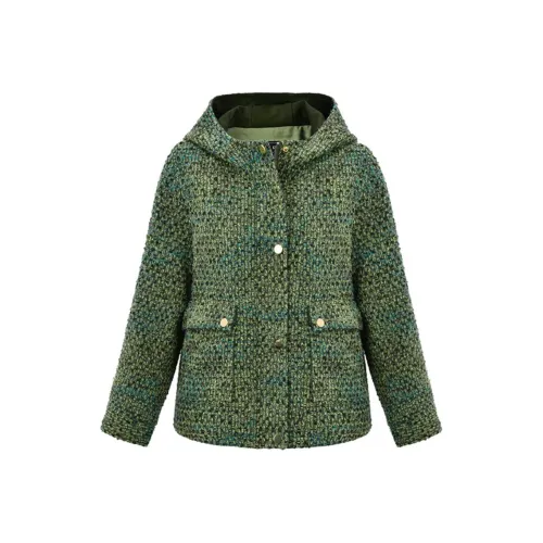 DIFFIE RIEGER Coats Women's Green