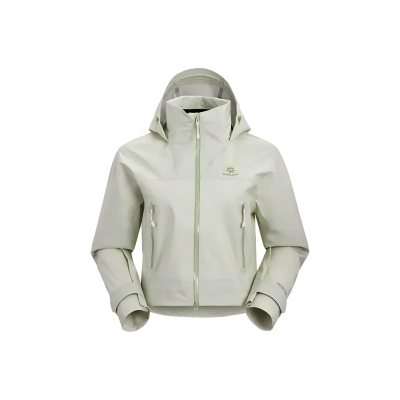 KAILAS Waterproof And Windproof Windbreaker Jacket Women's Green Jade-0