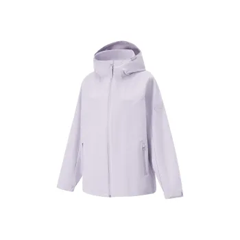LiNing Fitness Series Trench Coat Women's Sea Salt Purple