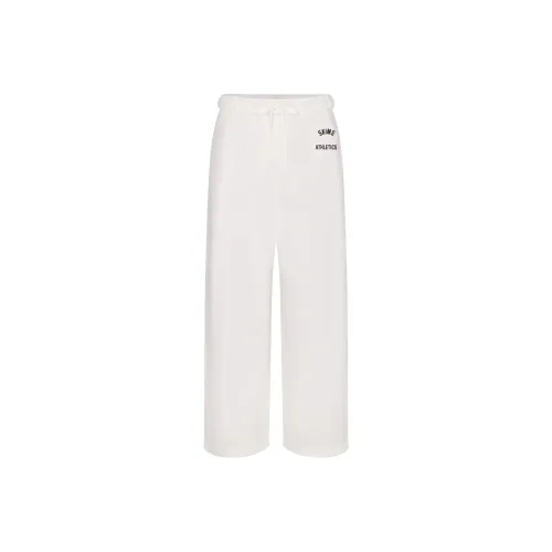 SKIMS SS25 COTTON FLEECE CLASSIC STRAIGHT LEG PANT Casual Pants Women's MARBLE GRAPHIC/Marble Pattern