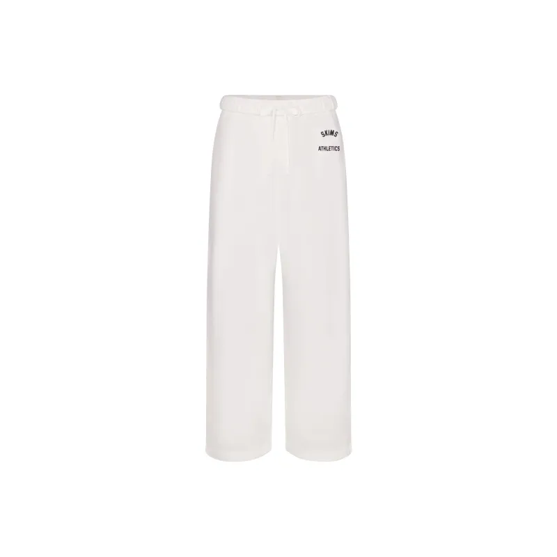 SKIMS SS25 COTTON FLEECE CLASSIC STRAIGHT LEG PANT Casual Pants Women's MARBLE GRAPHIC/Marble Pattern-0