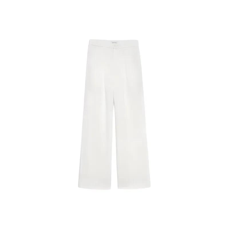 Anine Bing Carrie High Waist Wide Leg Trousers-0
