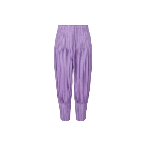 PLEATS PLEASE ISSEY MIYAKE Casual Pants Women's Purple