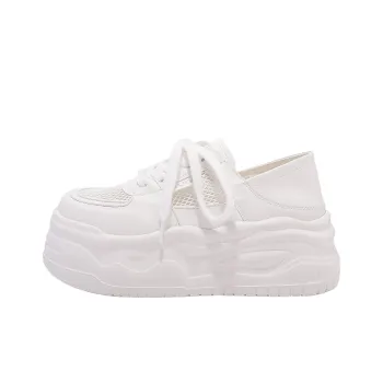 Miss Zhang Anti Slip Wear Resistant Low Top Skateboard Shoes Women's Beige