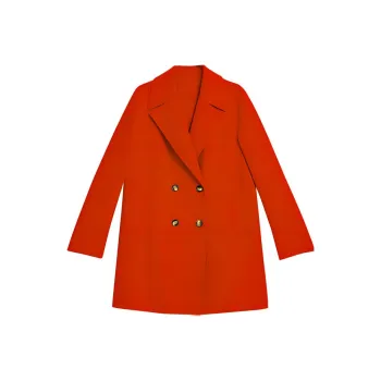 Yiner Coats Women's China Red