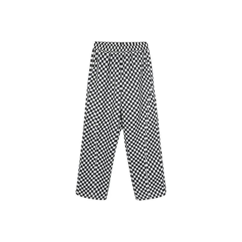 EICHITOO Casual Pants Women's Black Plaid-0