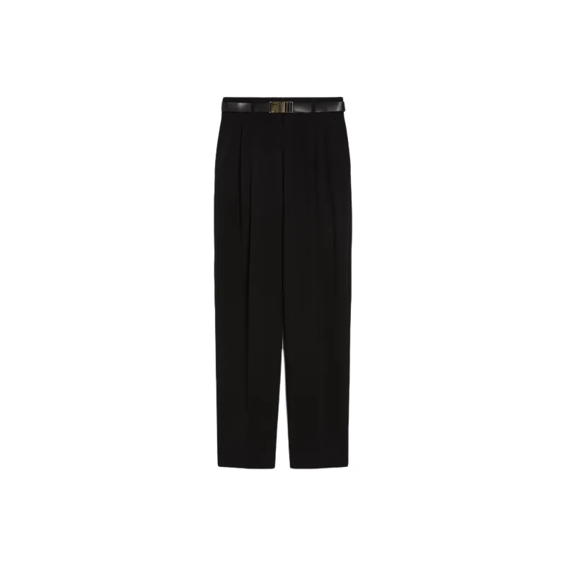 MaxMara Studio Casual Pants Women's Black-0
