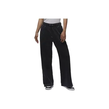 Jordan Jordan Flight Fleet Open-Hem Trousers Casual Pants Women's Black