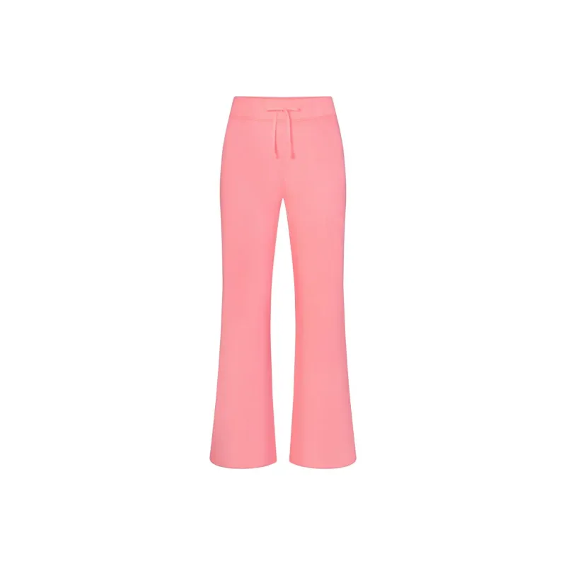 SKIMS MODAL FRENCH TERRY FLARE PANT Casual Pants Women's CORAL/Coral-0
