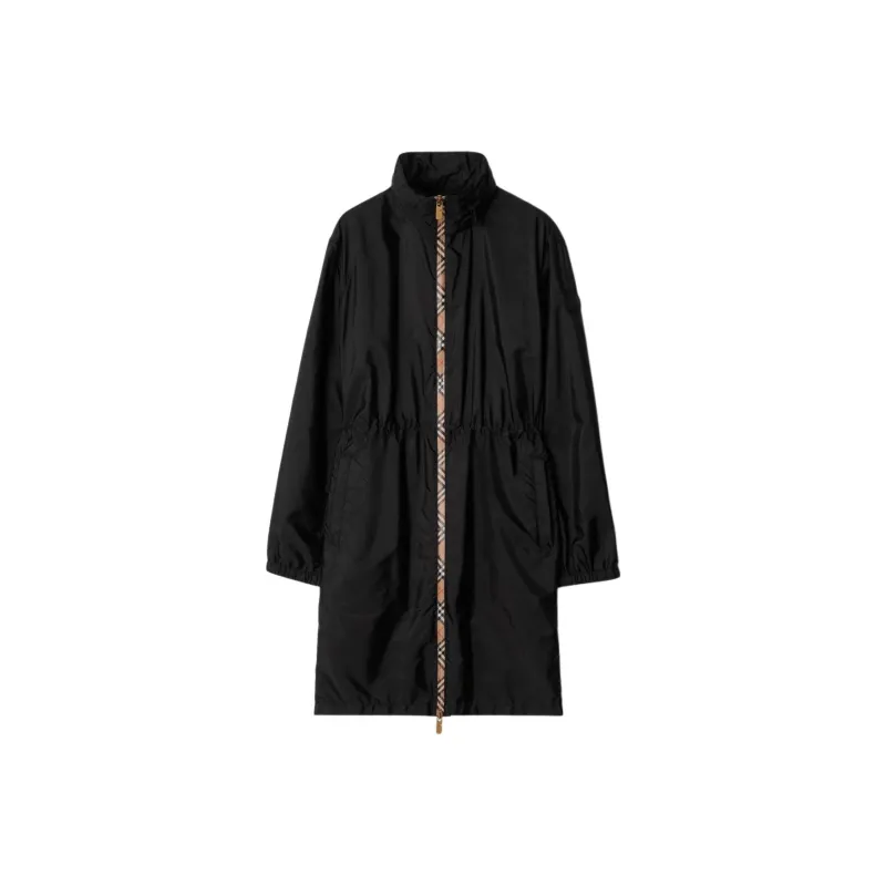 Burberry Vintage Check trim Parka Coat-0