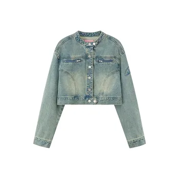 CHUU Denim Jacket Women's Denim Blue