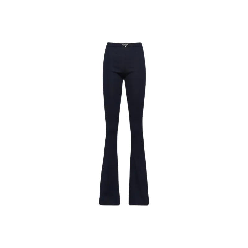 PRADA Ribbed Cotton Trousers-0