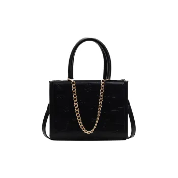 Miss Angel PU Crossbody One Shoulder Handbag Women's Black/Ecru/Pink/Ancora Red