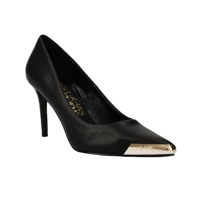 VERSACE JEANS COUTURE Scarlett Slim Heel High Heels 8.5cm Women's Black-2