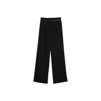 OUNIXUE Casual Pants Women's Black