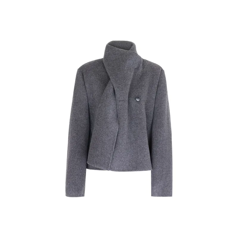 DianThia Woolen Coat Coat Women's-0